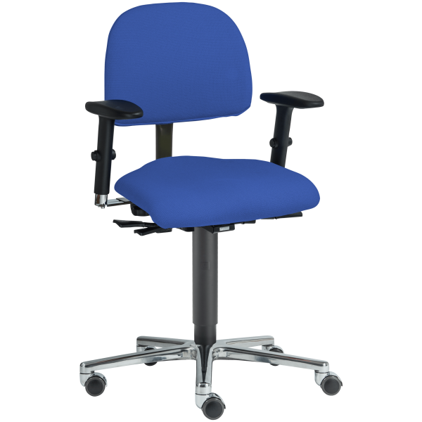 LeitnerVario 2 office swivel chair (seat height 49 - 67 cm), ergo seat, 3D armrests