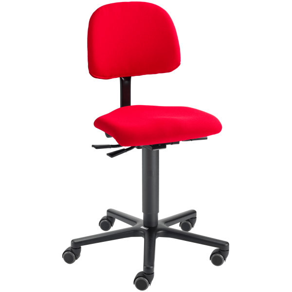 LeitnerVario 2 office swivel chair (seat height 46 - 65 cm), ergo seat, fabric group 1 Kingflex